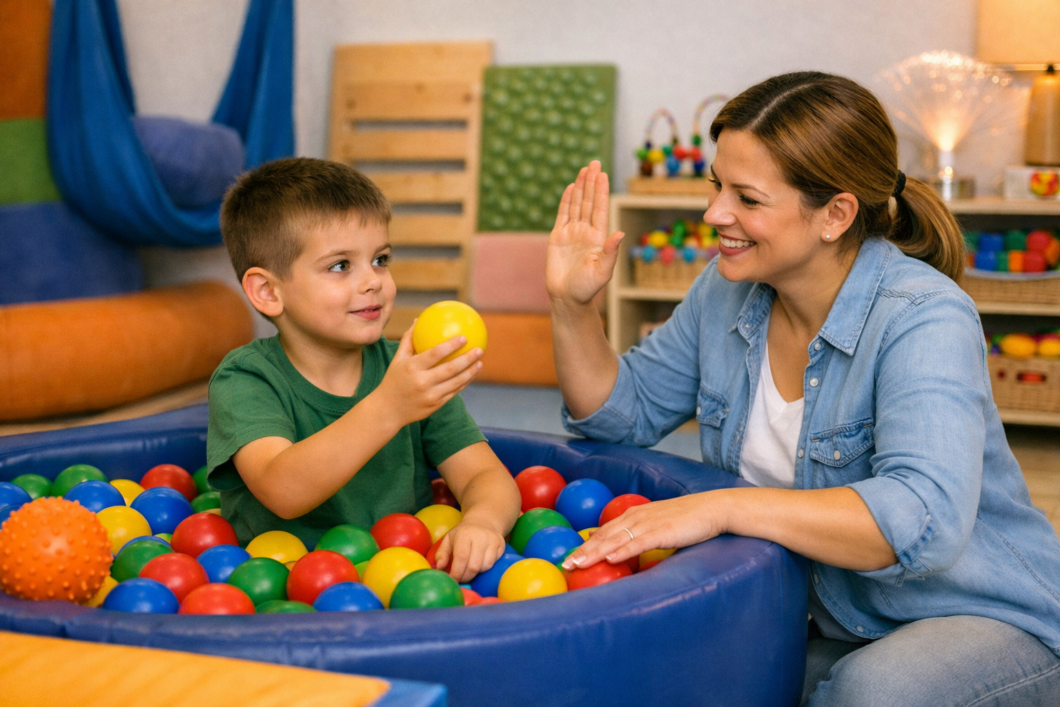Otizmli çocuk sosyal etkileşim terapisi